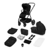 Lionelo Meril 2in1 multifunkciós babakocsi - Black Onyx