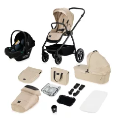Lionelo Meril 3in1 multifunkciós babakocsi - Beige Sand