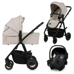   Lionelo Amber Plus 3in1 multifunkciós babakocsi - Beige Sand