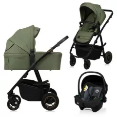   Lionelo Amber Plus 3in1 multifunkciós babakocsi - Green Forest