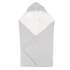   Lionelo Travel Swaddle autósülésbe való pólya, 90x90 cm - Grey Balloon
