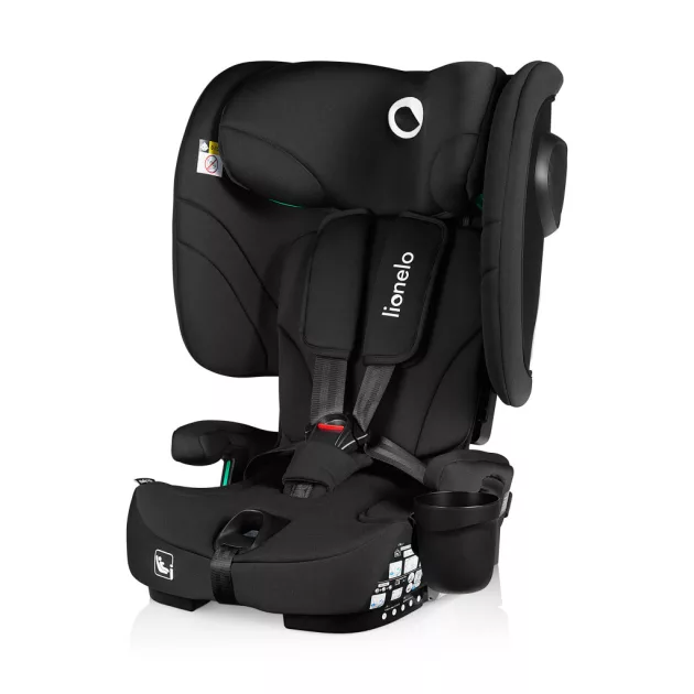 Lionelo Nelly I-Size ISOFIX összecsukható gyermekülés 76-150cm - Black Carbon