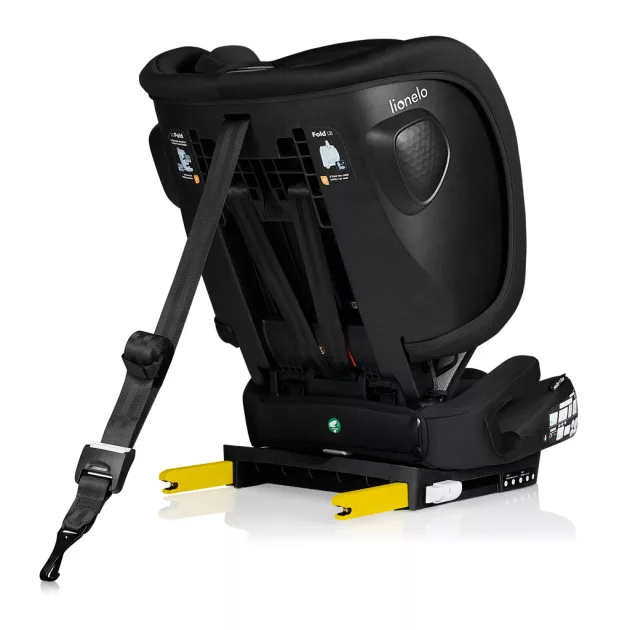 Lionelo Nelly I-Size ISOFIX összecsukható gyermekülés 76-150cm - Black Carbon