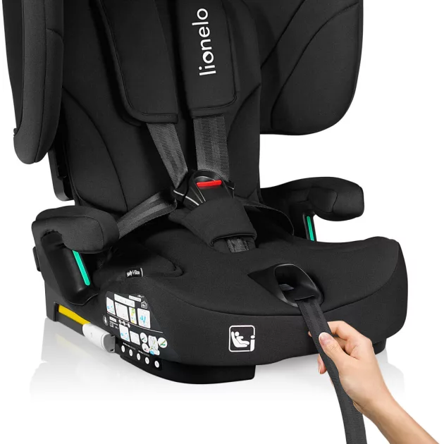 Lionelo Nelly I-Size ISOFIX összecsukható gyermekülés 76-150cm - Black Carbon