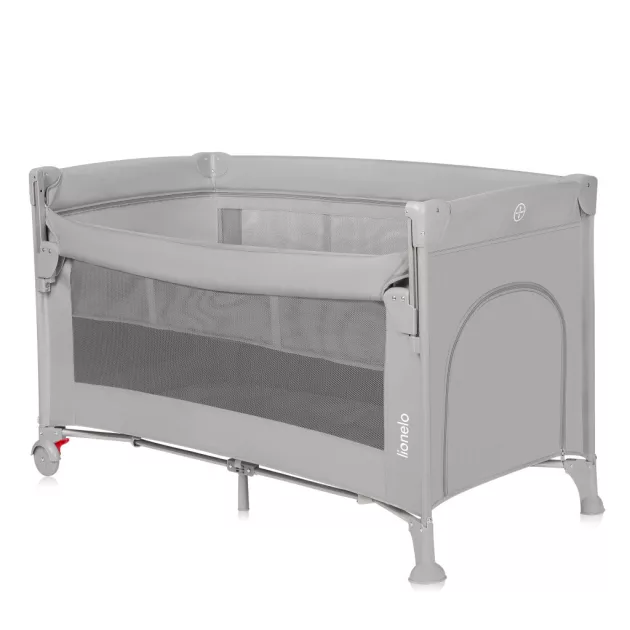 Lionelo Ellen 3in1 utazóágy és babaöböl- Grey Concrete