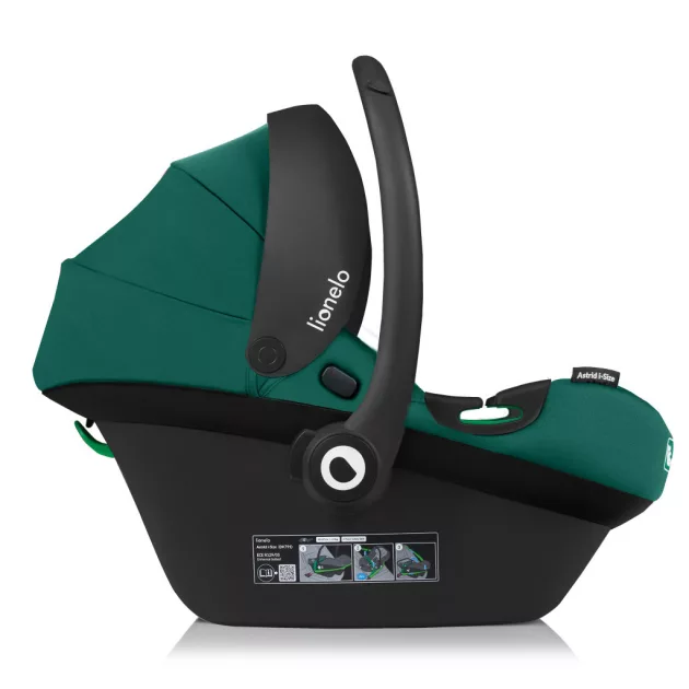Lionelo Astrid i-Size Babahordozó 40-87 cm - Green Forest