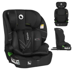   Lionelo Levi FIX I-Size gyerekülés 76-150 cm - Black Carbon