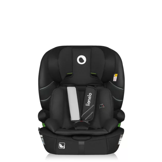 Lionelo Levi FIX I-Size gyerekülés 76-150 cm - Black Carbon