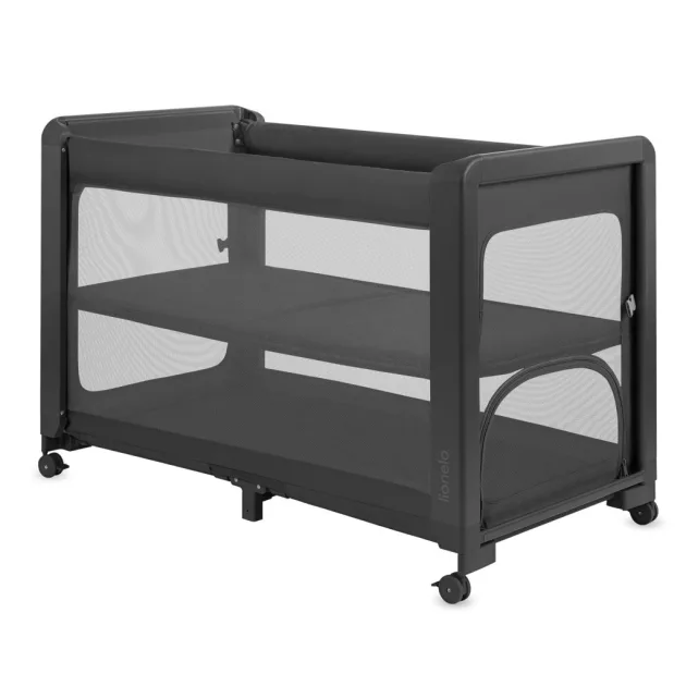 Lionelo Patty multifunkciós utazóágy - Grey Graphite