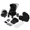 Lionelo Freya 3in1 multifunkciós babakocsi - Black Onyx