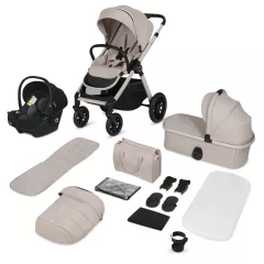 Lionelo Layla 3in1 Multifunkciós babakocsi - Beige Sand