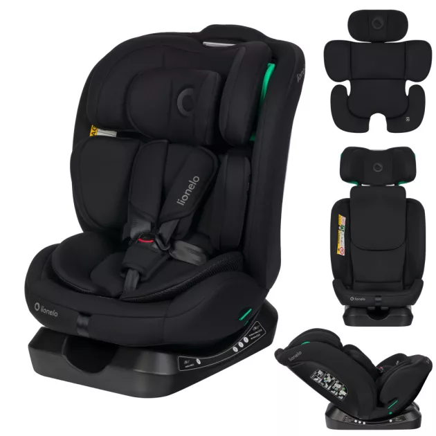 Lionelo Aart I-Size gyermekülés (40-150 cm) - Black Carbon