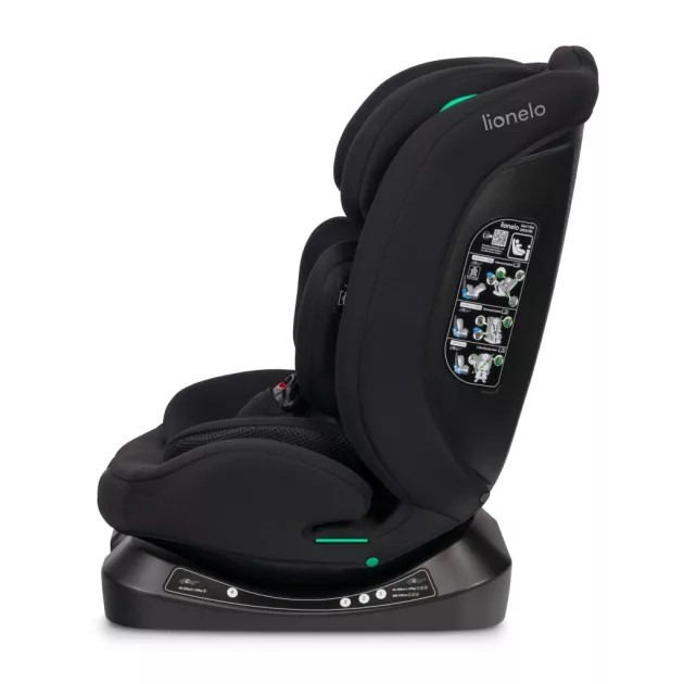 Lionelo Aart I-Size gyermekülés (40-150 cm) - Black Carbon