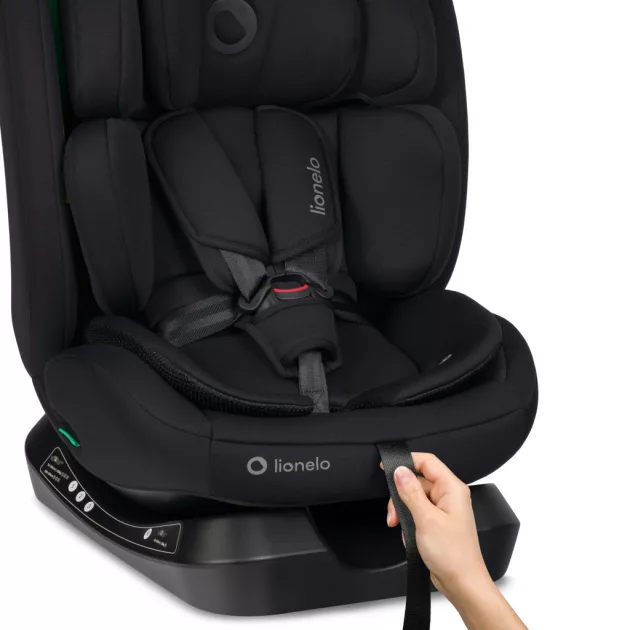 Lionelo Aart I-Size gyermekülés (40-150 cm) - Black Carbon