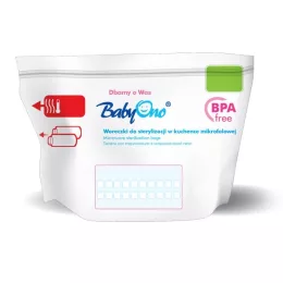 BabyOno Mikrós fertőtlenítőzacskó, 5 db