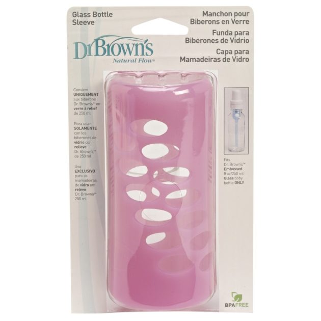 Dr. Browns Standard szilikonos védőháló 250ml üveg cumisüvegre pink