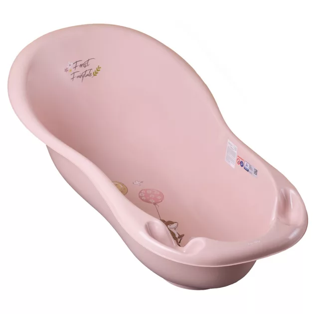 Tega babakád 102cm - Erdő pink