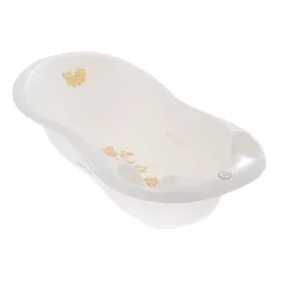  Tega babakád 102cm leeresztős LUX Teddy Bear fehér gyöngyház
