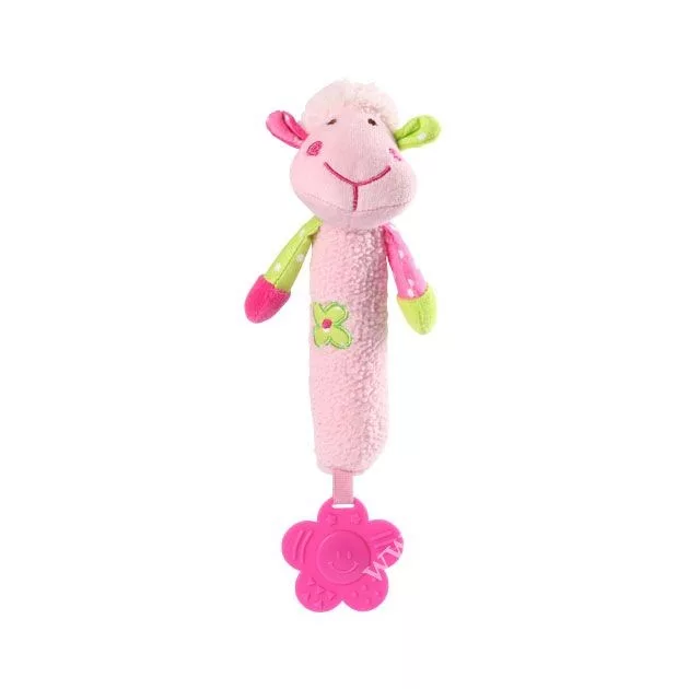 BabyOno Plüss játék, sípoló, bárány