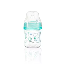   BabyOno Cumisüveg műanyag, szélesnyakú, Anti-Colic, 120ml, menta, 402/01