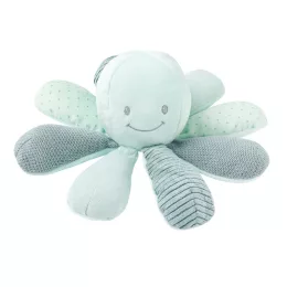Nattou foglalkoztató játék plüss Lapidou Octopus - zöld