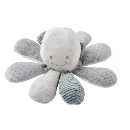   Nattou foglalkoztató játék plüss Lapidou Octopus - szürke