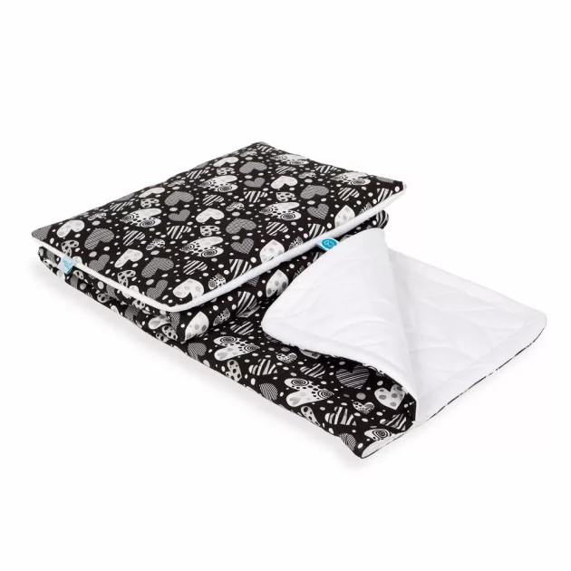 Ceba Paplan párna pamut-elasztán 75x100, 30x40 cm - Szívecskék