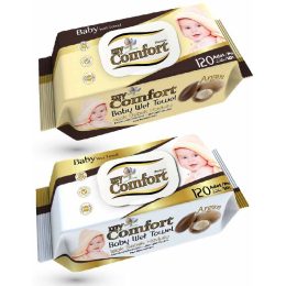   My Comfort nedves törlőkendő kupakos 120db - argán olajjal