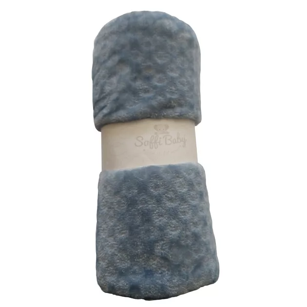 Soffi Baby takaró plüss dupla 75x100cm - petrol