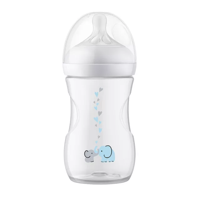 Philips AVENT Cumisüveg Natural Response AirFree szeleppel 260ml - elefánt