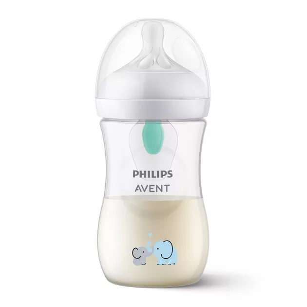 Philips AVENT Cumisüveg Natural Response AirFree szeleppel 260ml - elefánt