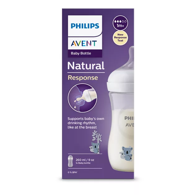 Philips AVENT Cumisüveg Natural Response 260ml - Koala
