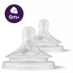   Philips AVENT Etetőcumi Natural Response 2db sűrűbb ételekhez 6hó