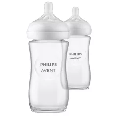 Philips AVENT Cumisüveg Natural Response üveg 240ml 2db-os