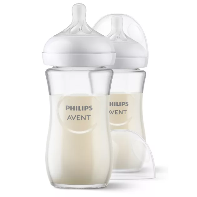 Philips AVENT Cumisüveg Natural Response üveg 240ml 2db-os