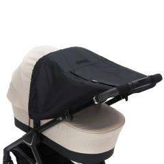   Fillikid kiegészítő naptető babakocsira és mózeskosárra Deluxe fekete 1521-06