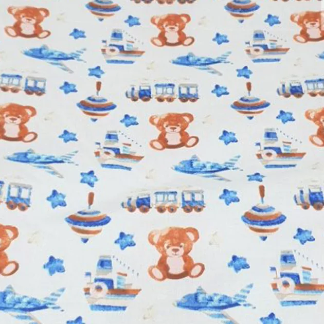 Pihe-Tex Hengerpárna 180cm Búgócsigás maci - kék 686