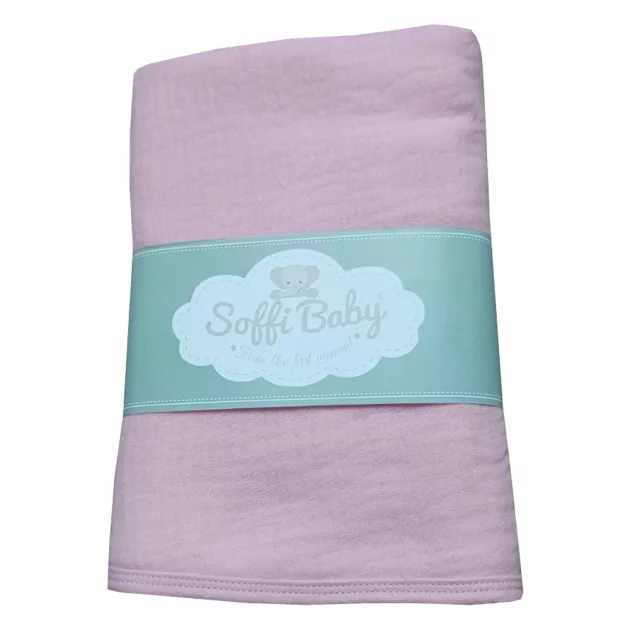 Soffi Baby takaró muszlin dupla 70x90cm - mályva