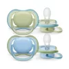 Philips AVENT Játszócumi Ultra Air neutral 0-6hó fiús 2db - kék