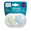 Philips AVENT Játszócumi Ultra Air neutral 0-6hó fiús 2db - kék