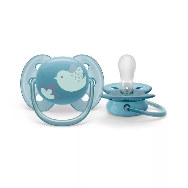 Philips AVENT Játszócumi Ultrasoft Premium 6-18hó 1db - kék