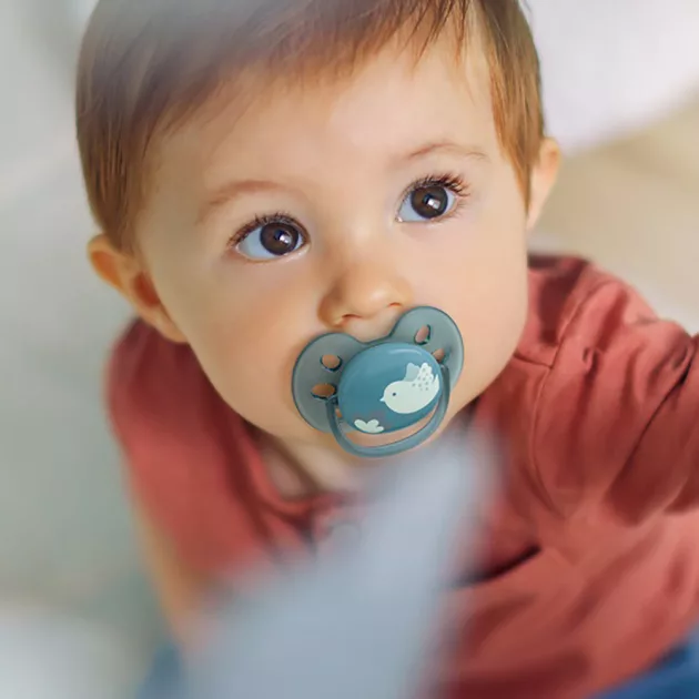 Philips AVENT Játszócumi Ultrasoft Premium 6-18hó 1db - kék
