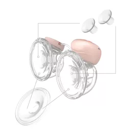   BabyOno mellszívó alkatrész tölcsér /2db/ és szilikon betét /1db/ Twinny 1002 KIT II.