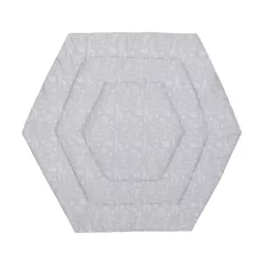   Fillikid betét hatszögletű utazójárókába 124cm átmérőjű - szürke Safari 1121-77