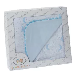 Gamberritos pamut takaró 80x80cm hold - kék 10799