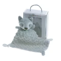   Gamberritos szundikendő plüss buborékos anyagú mosómedve - szürke 10770