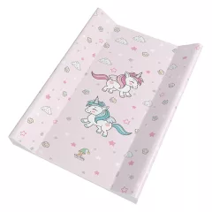   Color pelenkázólap merev 2 oldalú 80x50cm - Unikornis rózsa