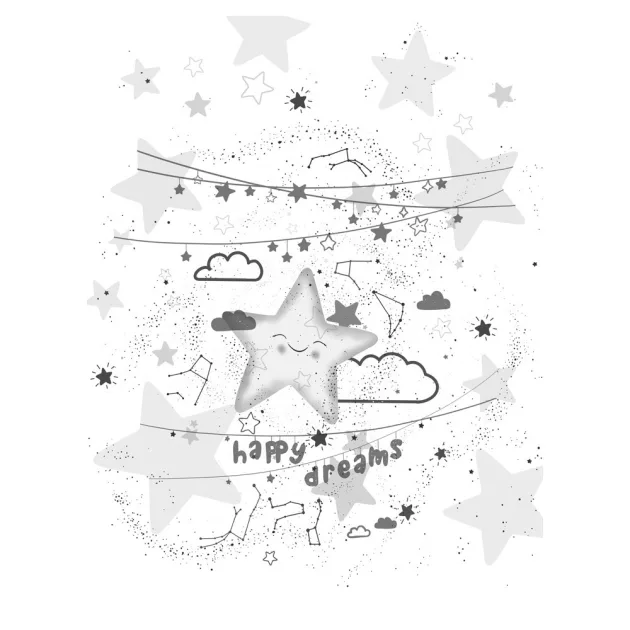 Color pelenkázólap sík 70x50cm - Happy dreams