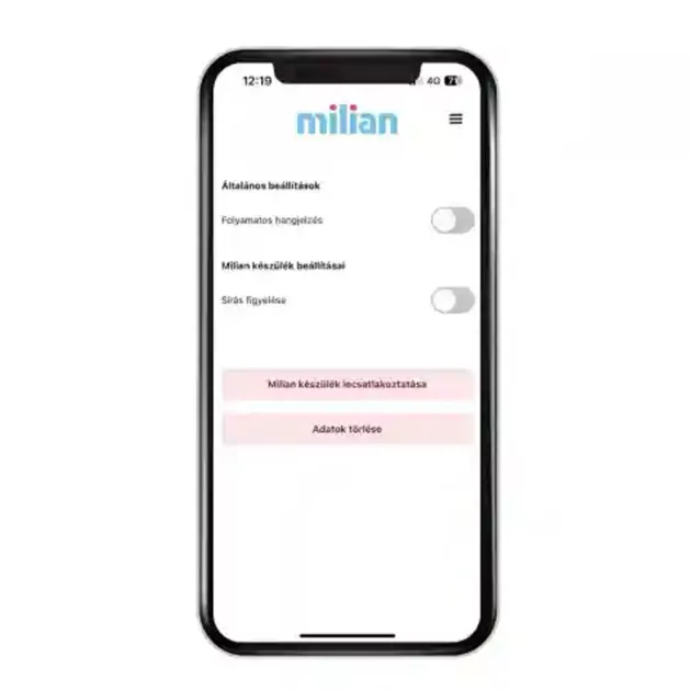 Milian légzésfigyelő PRO Bluetooth Plus 3db érzékelőlappal