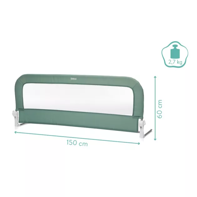 Fillikid leesésgátló boxspring-ágyra is Lara 150x60cm - menta 289-60-14 